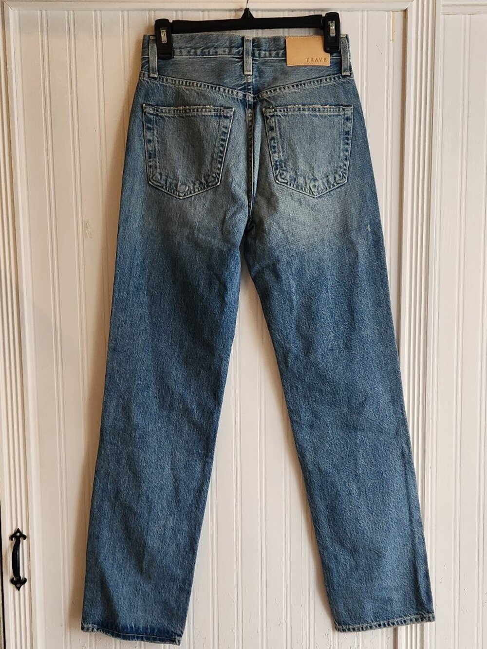 TRAVE Paloma 90's Straight Full Length Women's Jeans -Sz 24 - NEW NWT - Picture 4 of 7